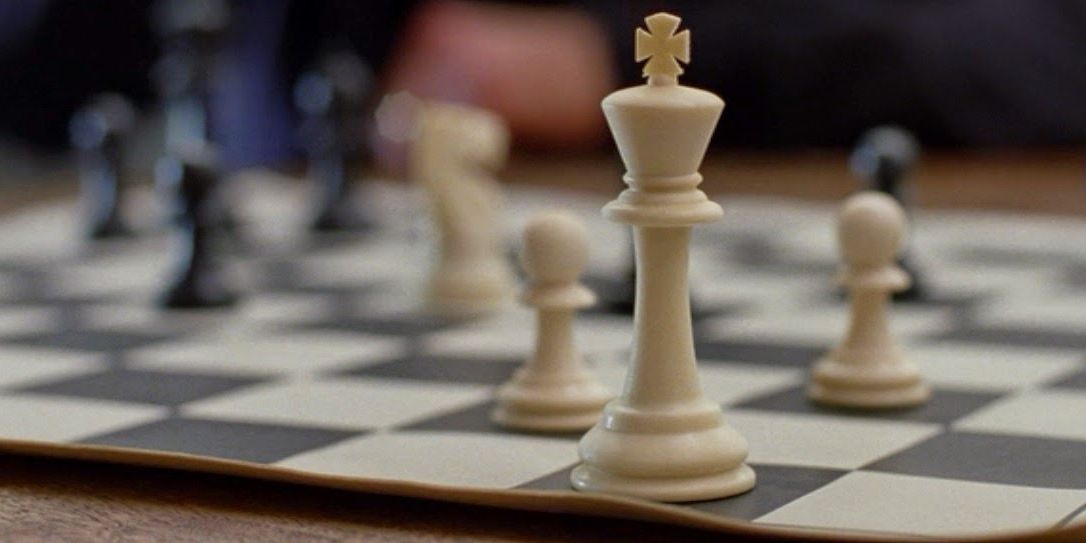 Walt playing chess in Ozymandias in Breaking Bad.