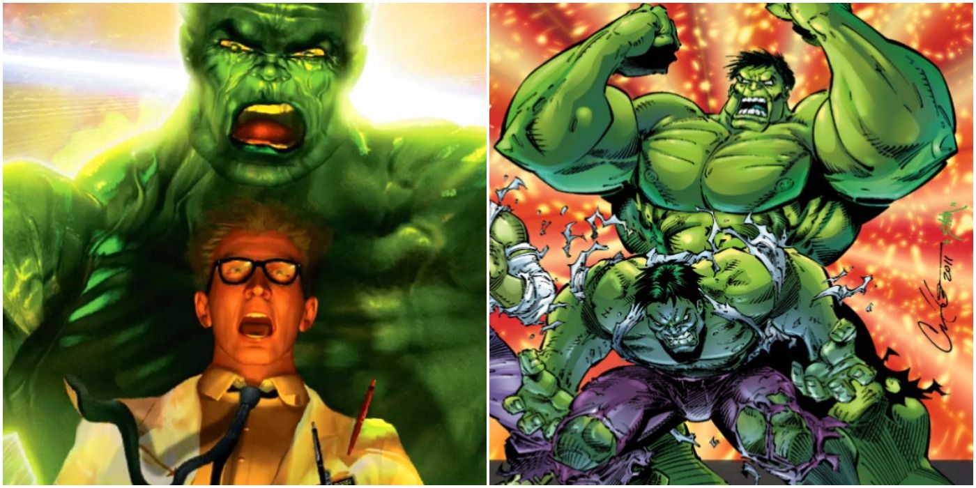 Bruce Banner Transforming Into Hulk