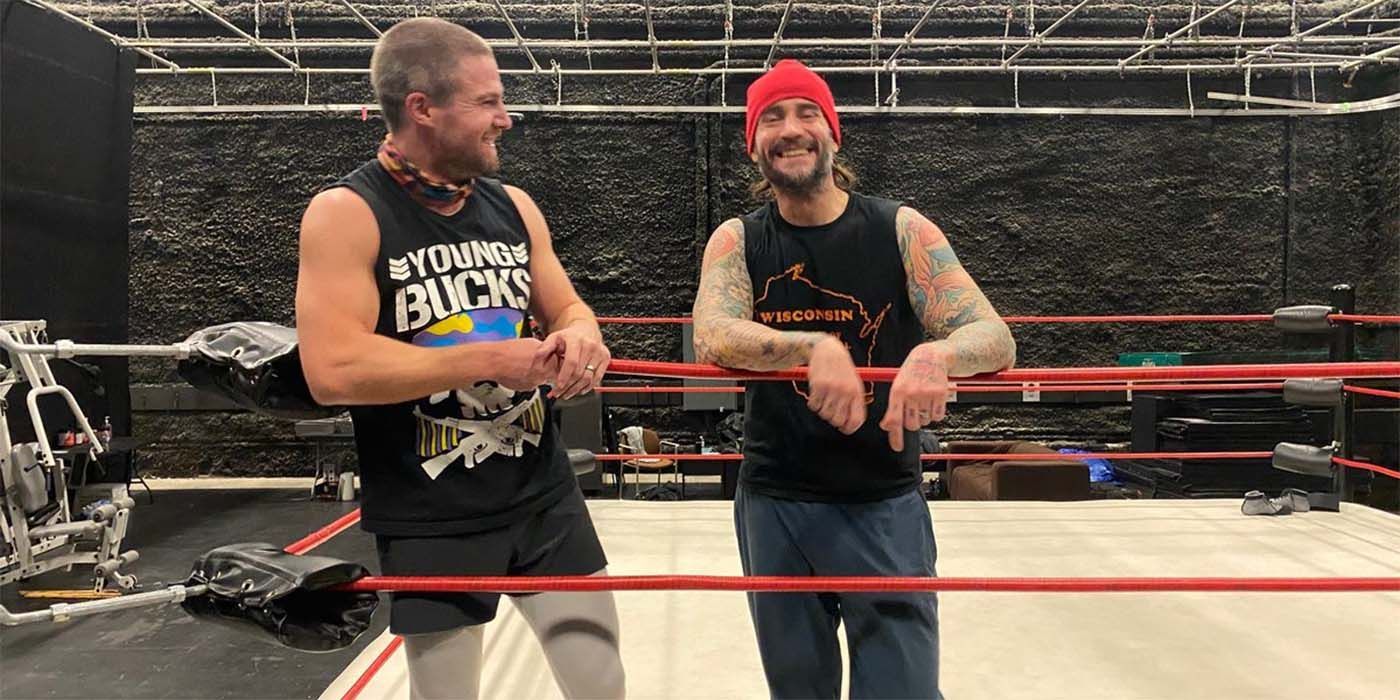 Heels' Stephen Amell and CM Punk
