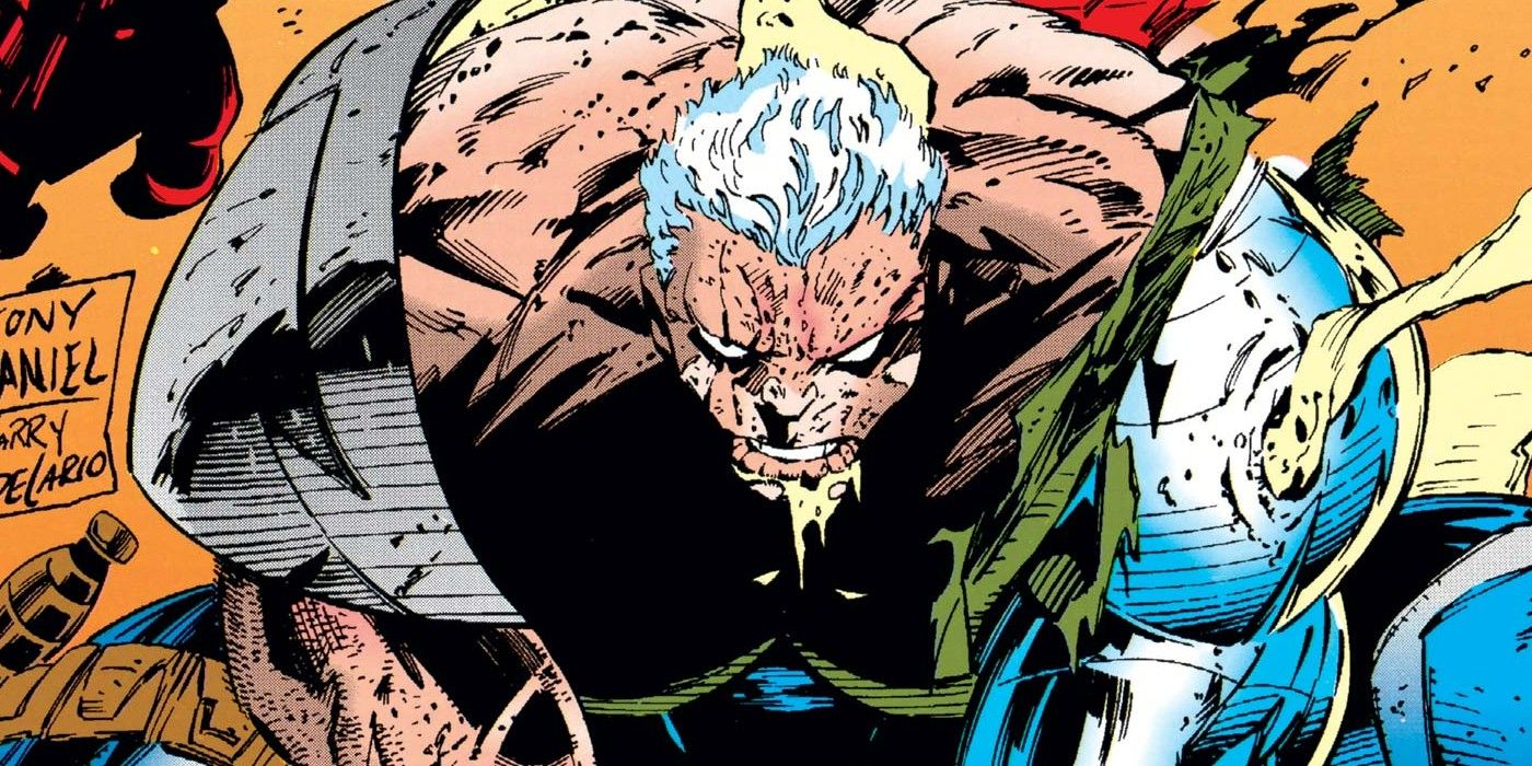 Cable Facing Nimrod on the cover of 1994's X-Force #36