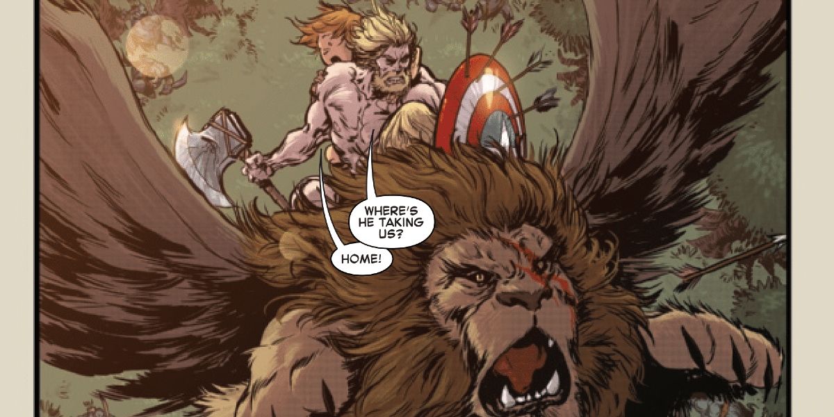 Captain America Amazing Fantasy Lion Hybrid