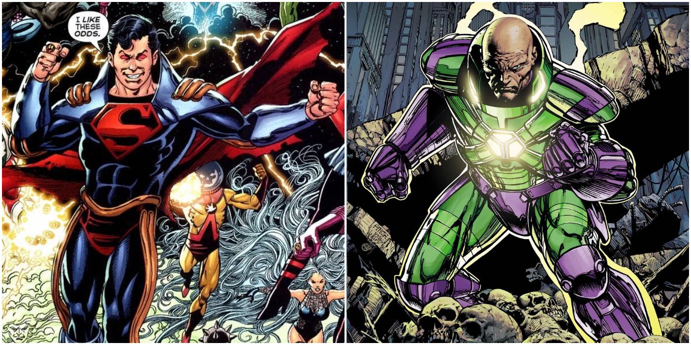 Superboy-Prime and Lex Luthor