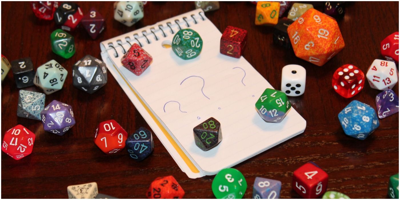 D&amp;D Dice And Notebook