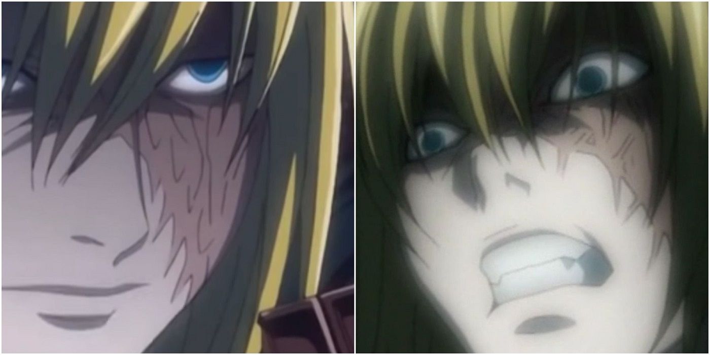 Death Note Mello split screen image