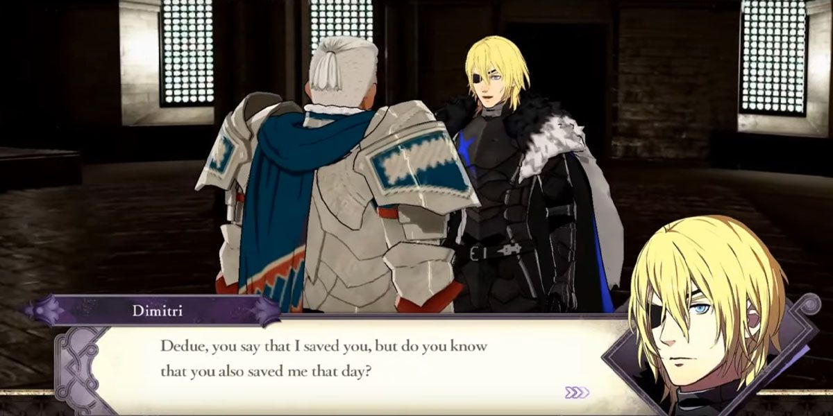 Dimitri has a heartfelt conversation with Dedue FE3H