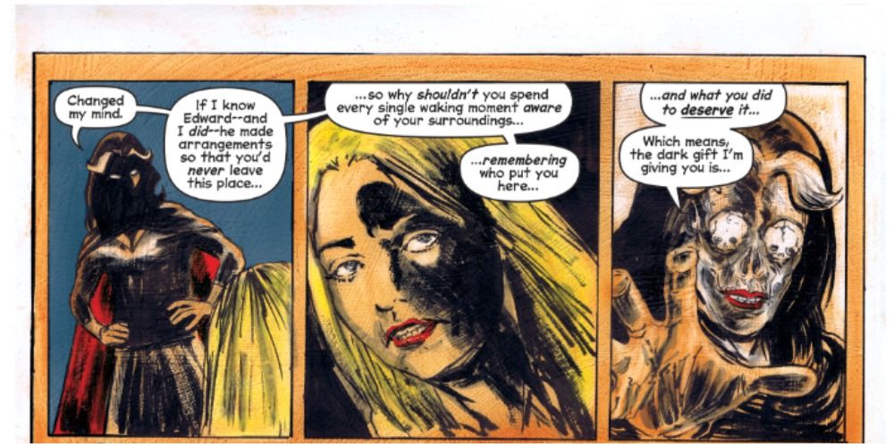 Madam Satan discusses her reasons for giving Diana Spellman her sanity back