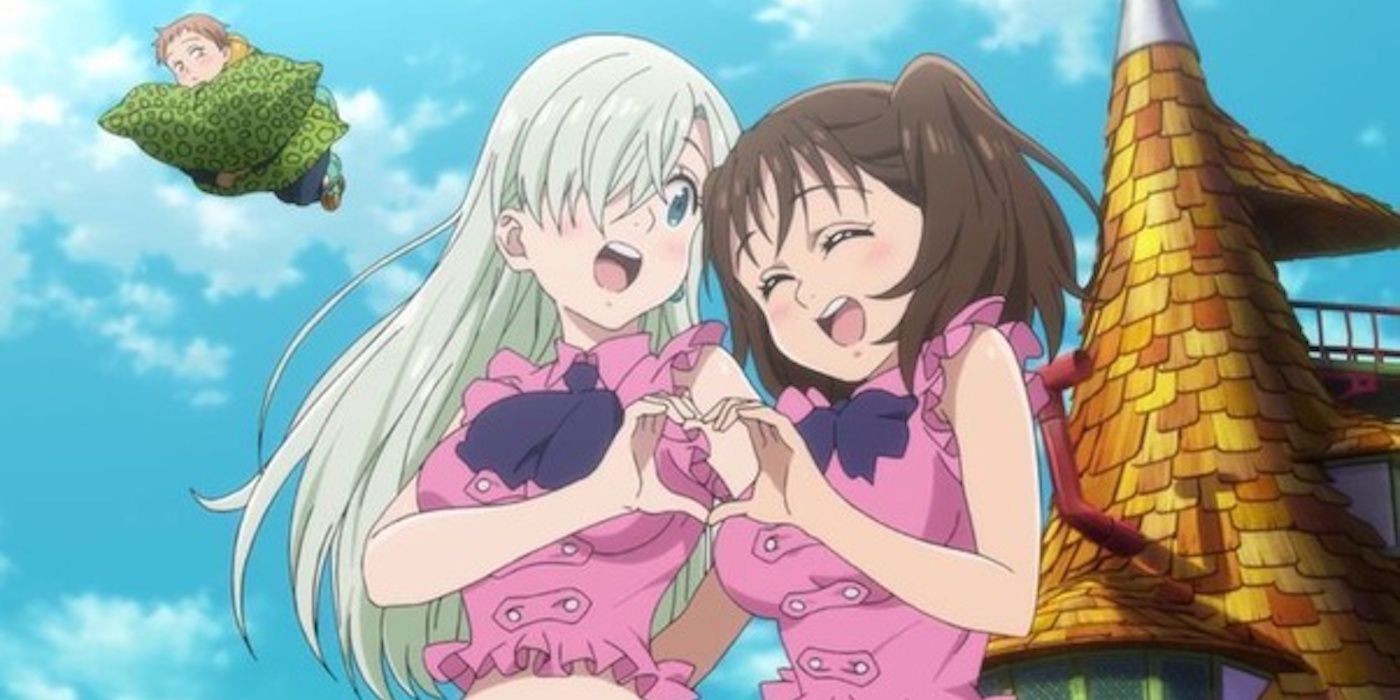 Diane is delighted to be human sized in The Seven Deadly Sins