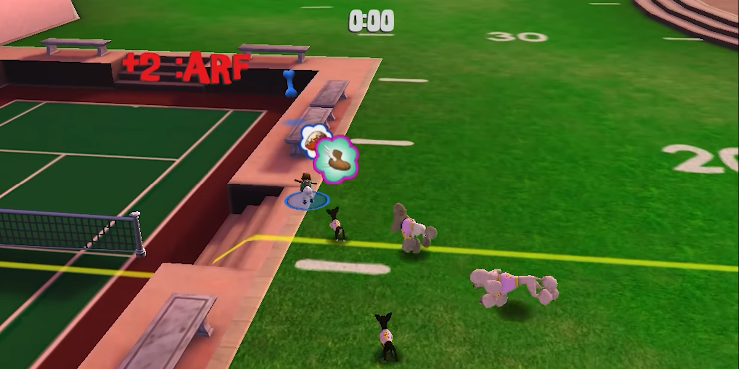 Dog Football Game Wii