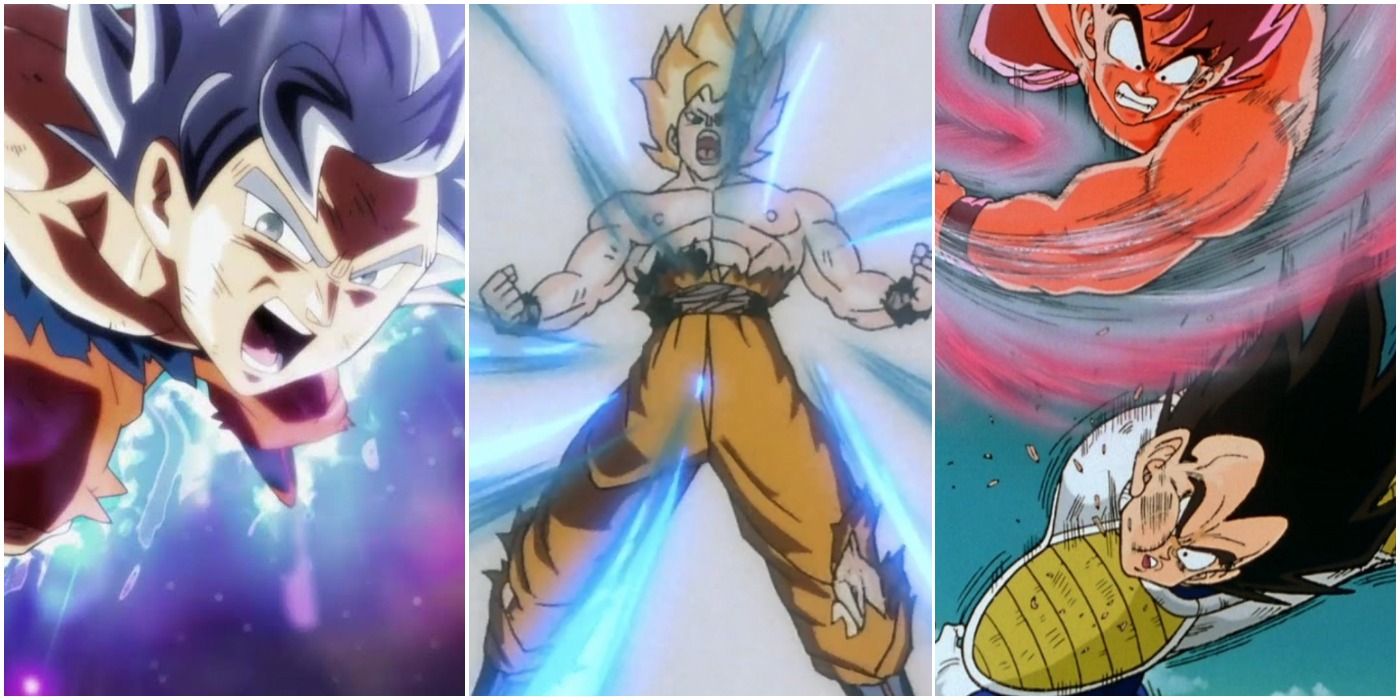 Dragon Ball Goku Strongest Saiyan Ultra Instinct Spirit Bomb Absorption Beats Vegeta Trio Header