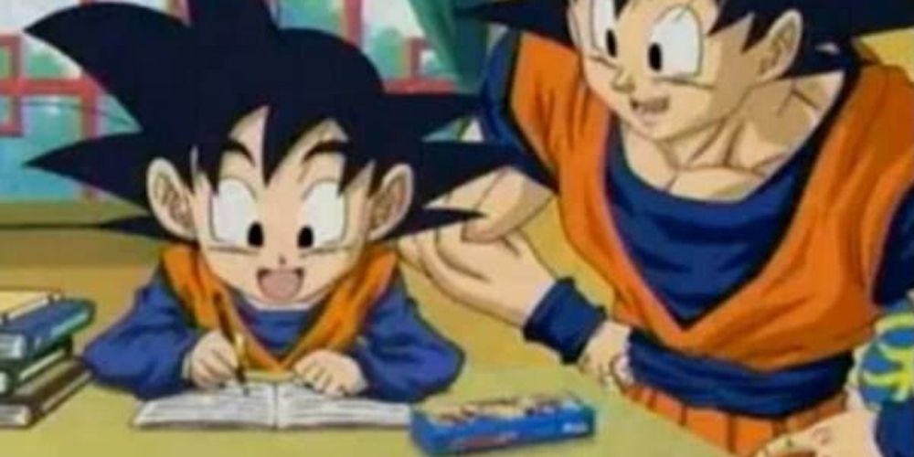 Anime Dragon Ball School Supplies Commercial Goten Goku