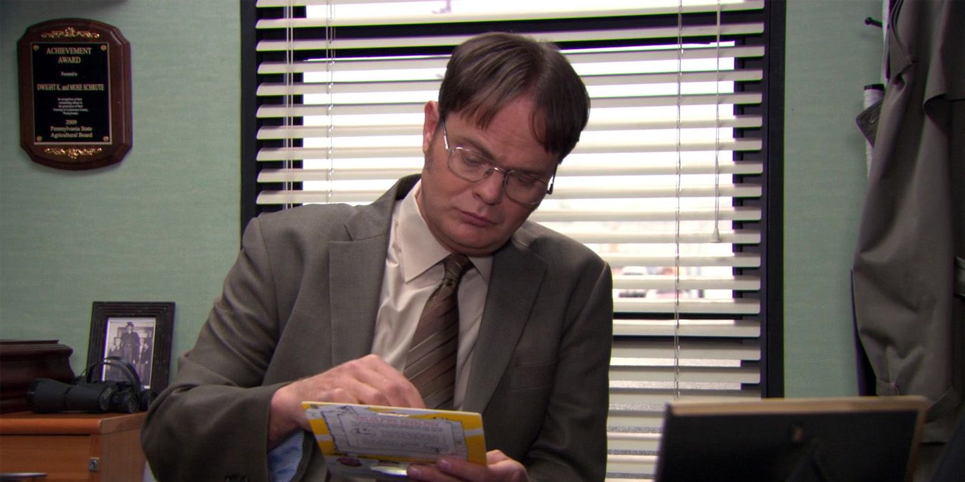 Dwight as the manager in The Office.