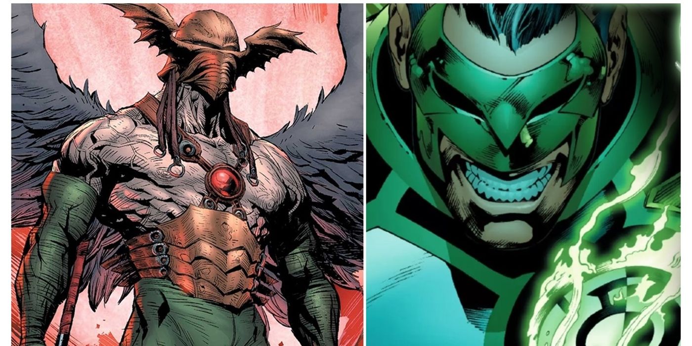 A split image of Evil DC Heroes