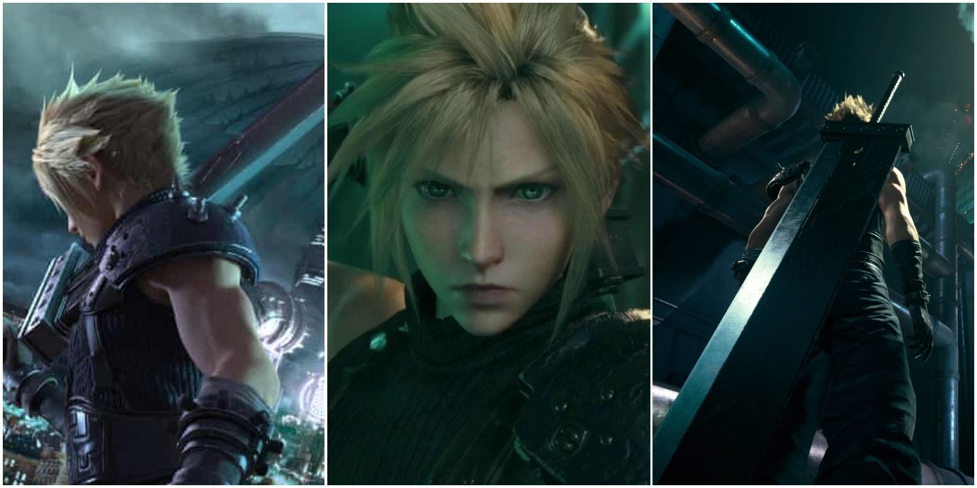 Cloud Strife poster collage