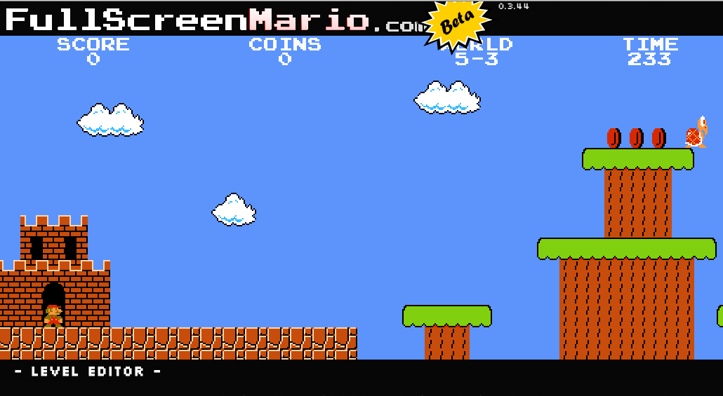 Mario Fan Game Full Screen Super Mario Bros.