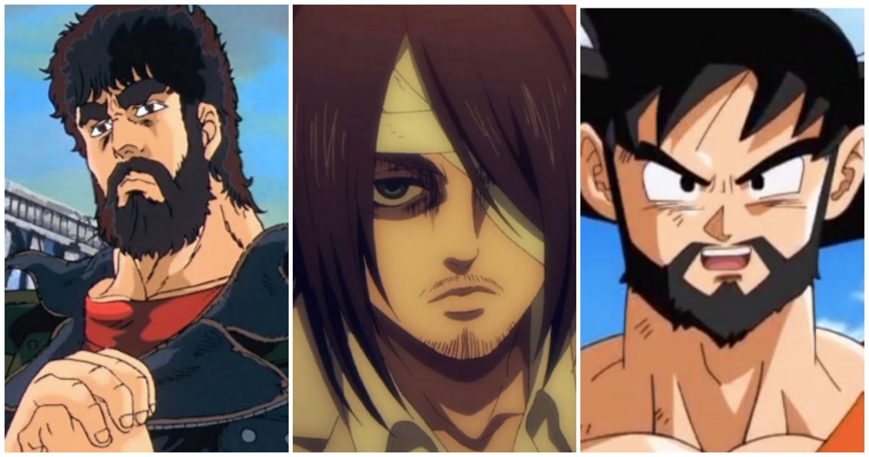 Which anime characters have beards Why is it so rare  Quora