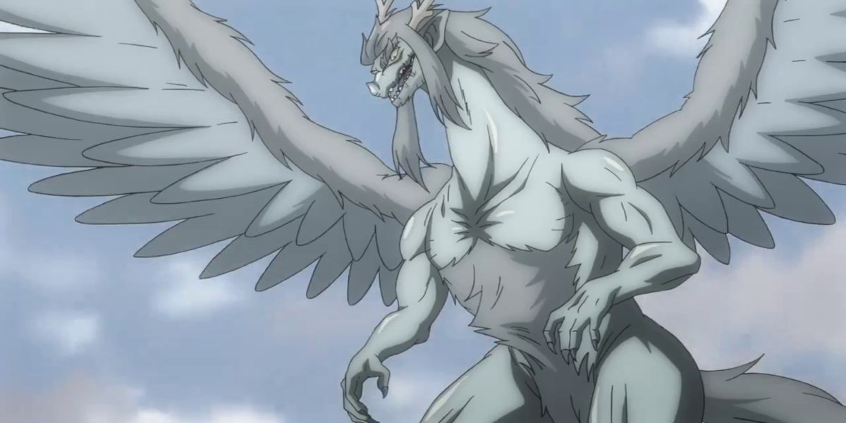 Fairy Tail's largest dragon, Weisslogia