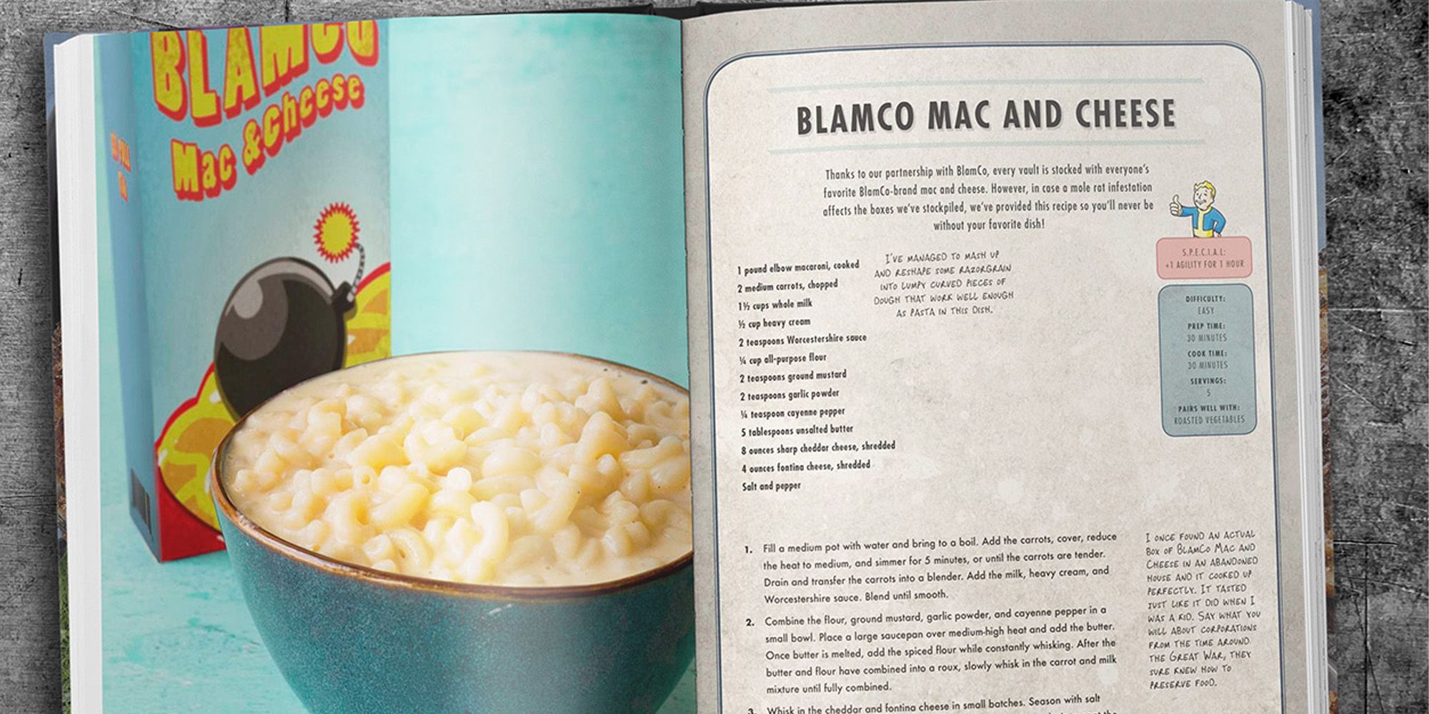Fallout Gaming Cookbook Mac &amp; Cheese Recipe