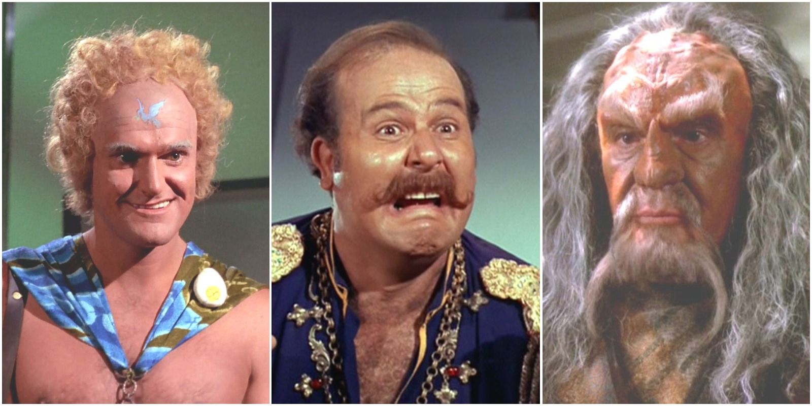 Harry Mudd, Adam, and Kor From Star Trek TOS and DS9