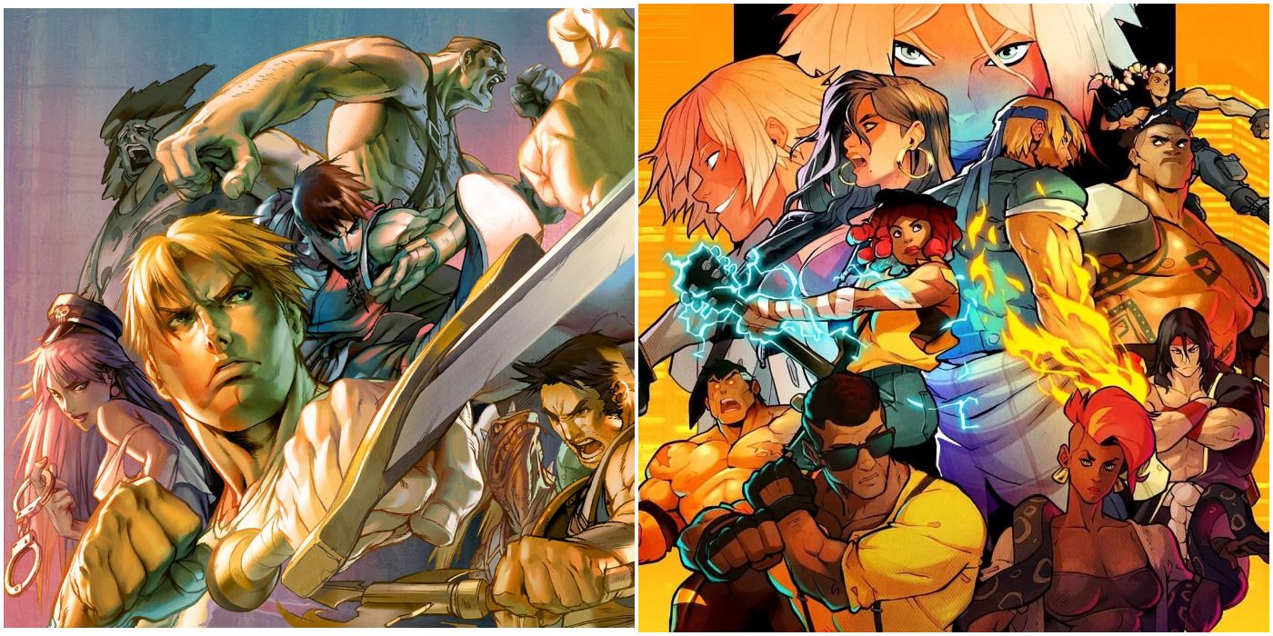 Final Fight Double Impact And Streets Of Rage 4 Artwork