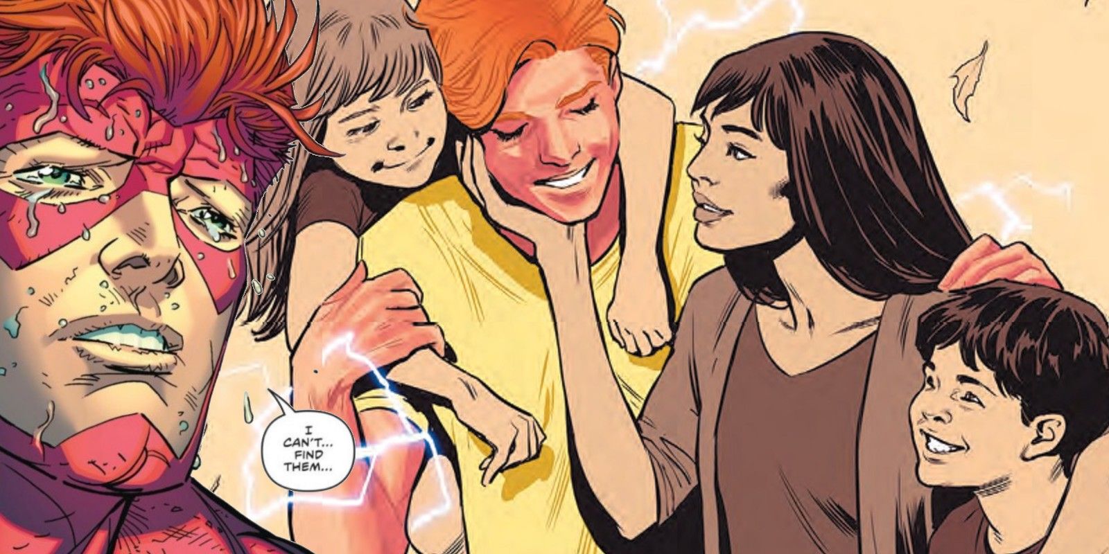 Flash Wally West And His Family