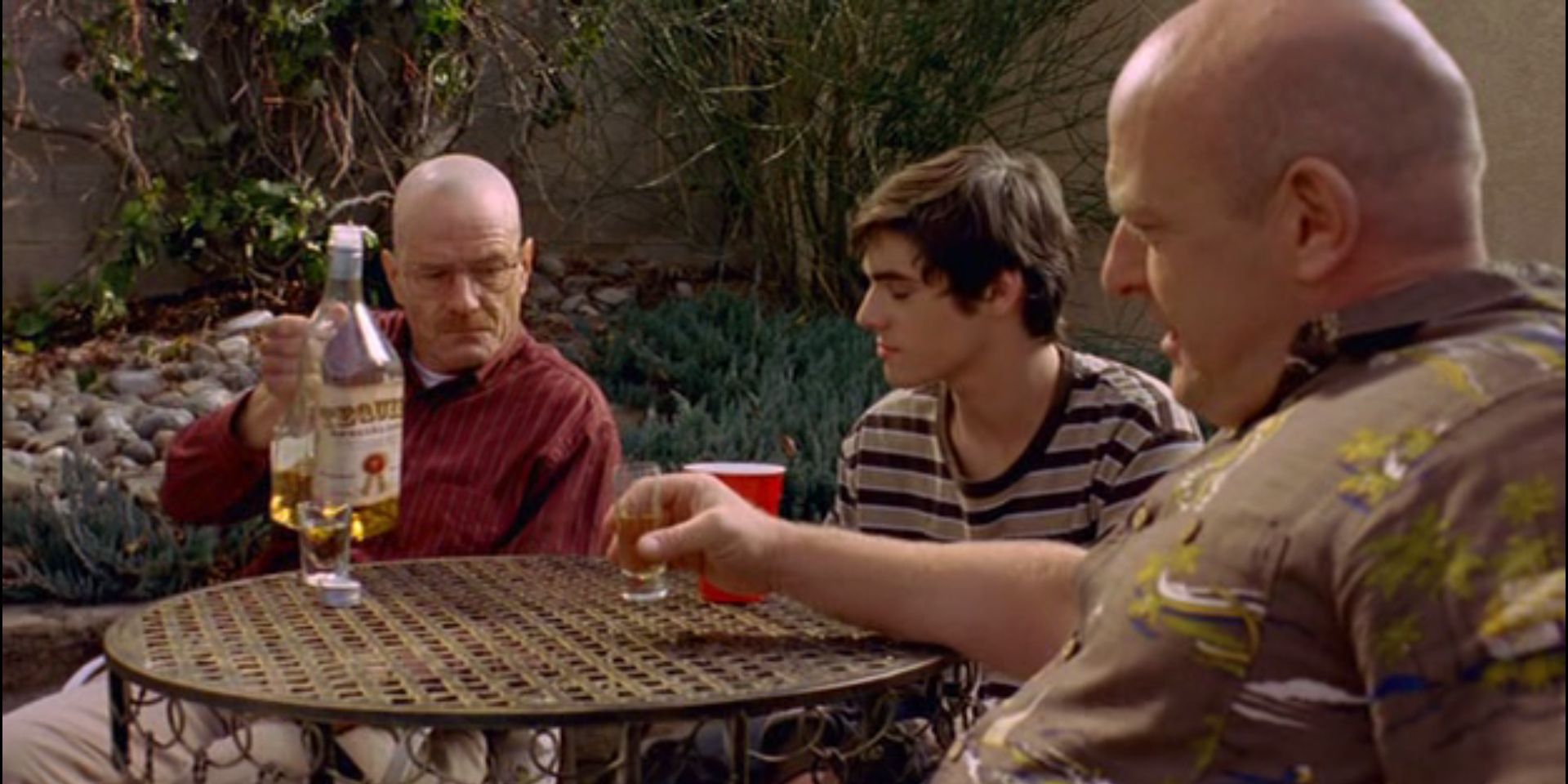 Breaking Bad — Walter forces Flynn to drink