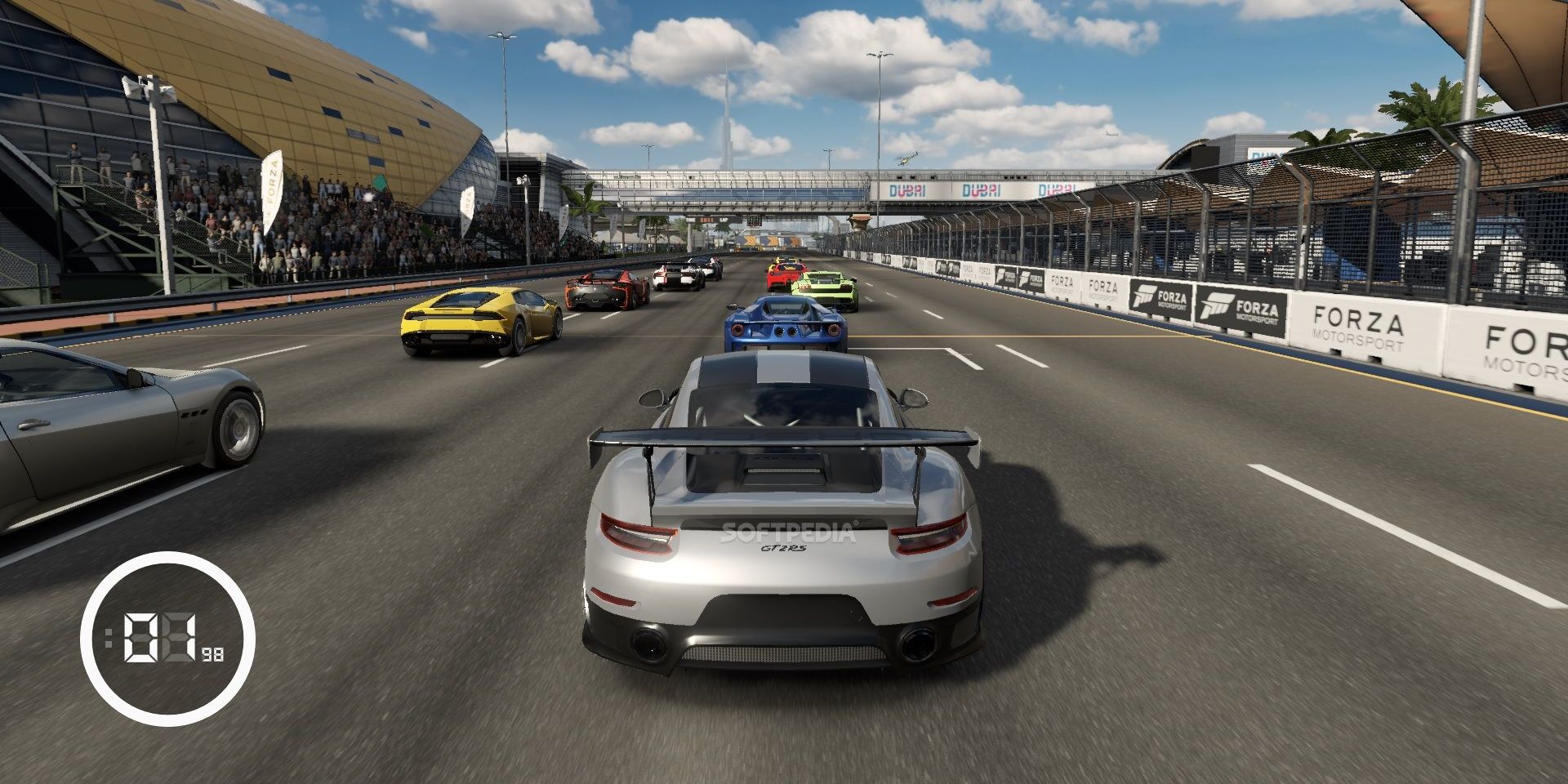 The beginning of a race in Forza Motorsport 7