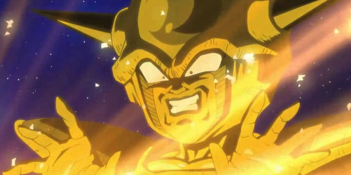 Frieza destroys Planet Vegeta and gleefully watches in Dragon Ball