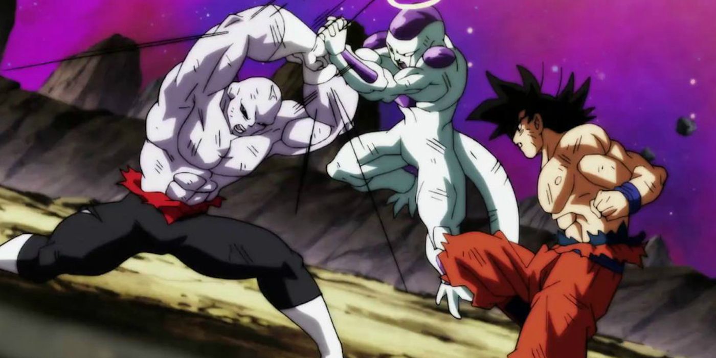 Frieza and Goku vs Jiren in Dragon Ball Super
