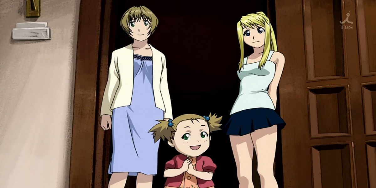 winry and the hughes family fullmetal alchemist