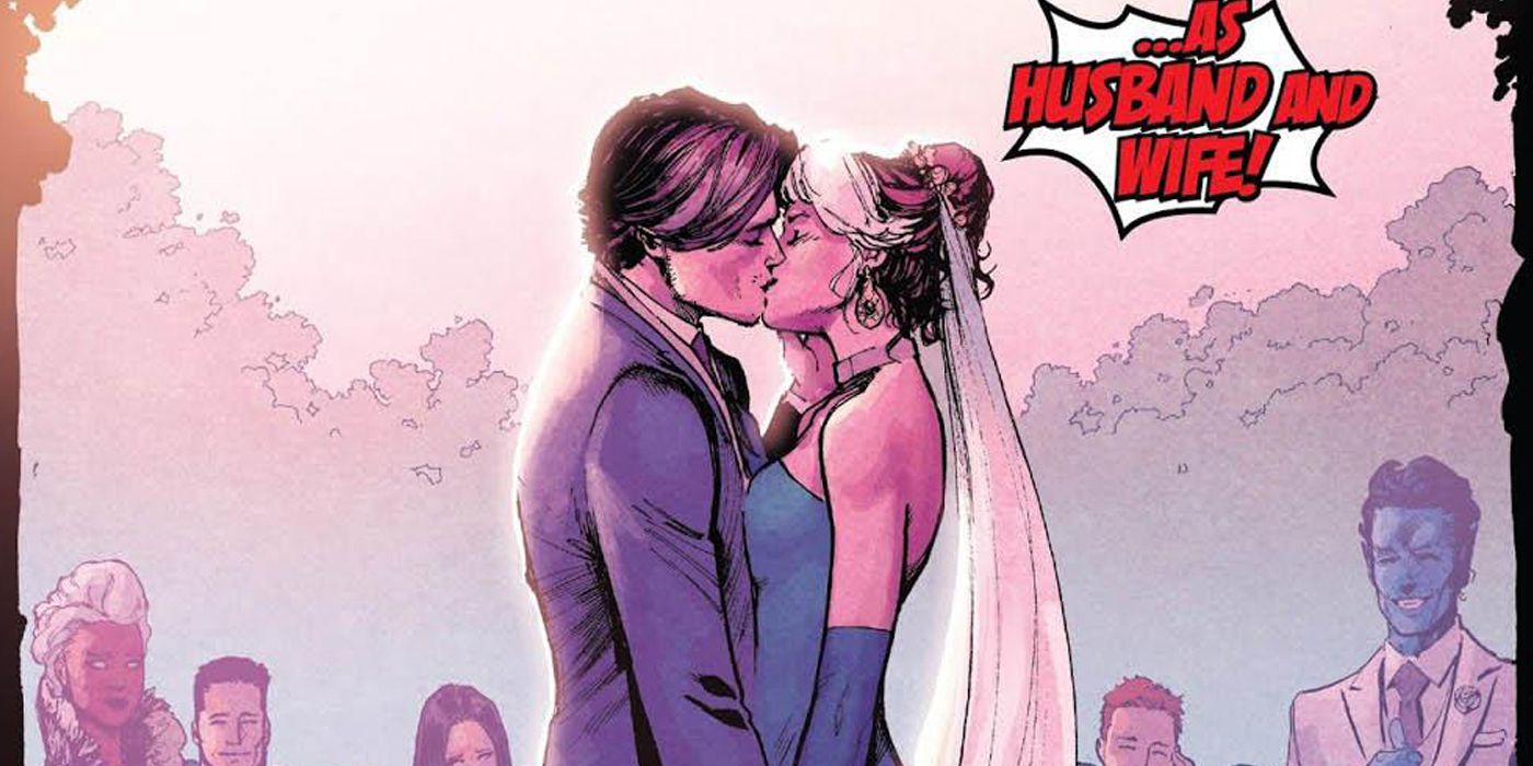 Gambit and Rogue X-Men Wedding