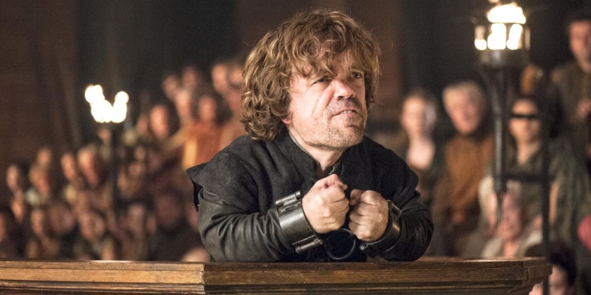 Tyrion Game of Thrones'ta yargılanıyor.