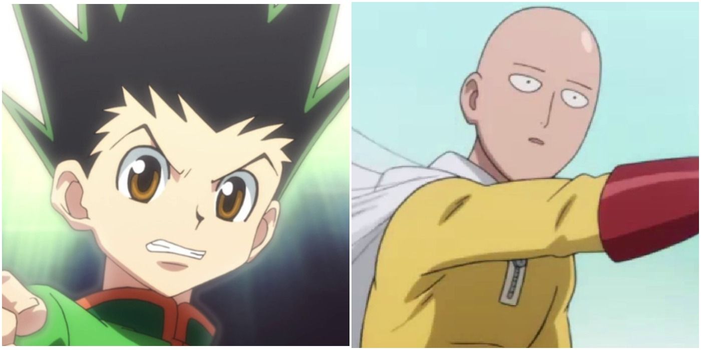 Gon and Saitama Fearless Fighters