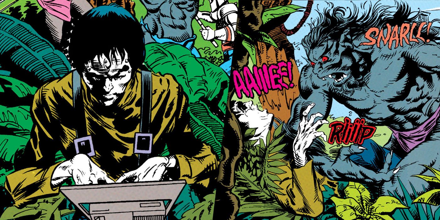 Grant Morrison as the Writer and his death with the Suicide Squad