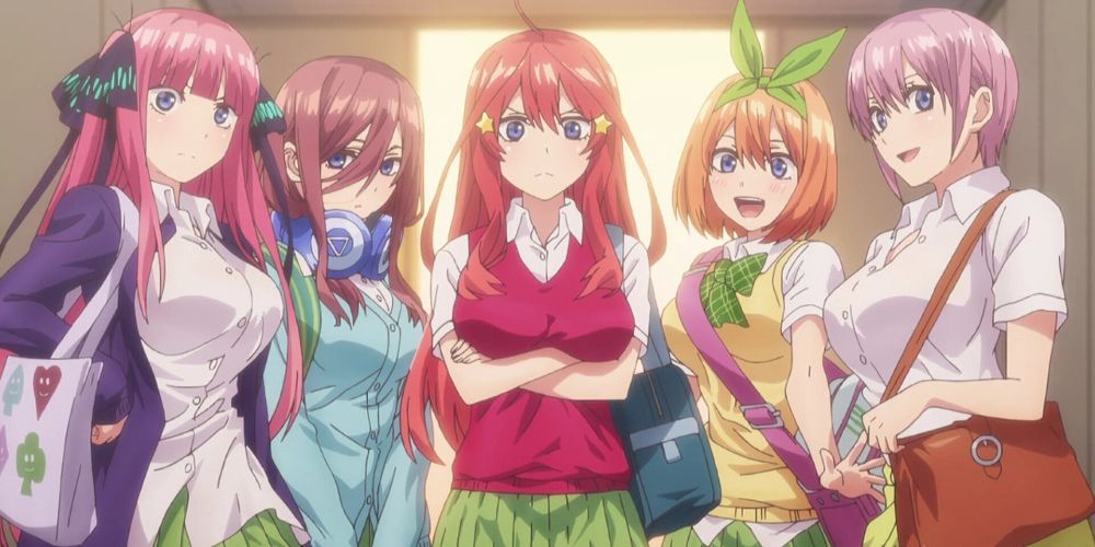 Group Shot from The Quintessential Quintuplets
