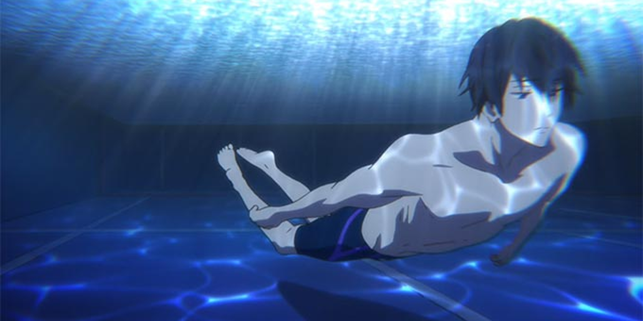 Haru Swimming Underwater Free!!