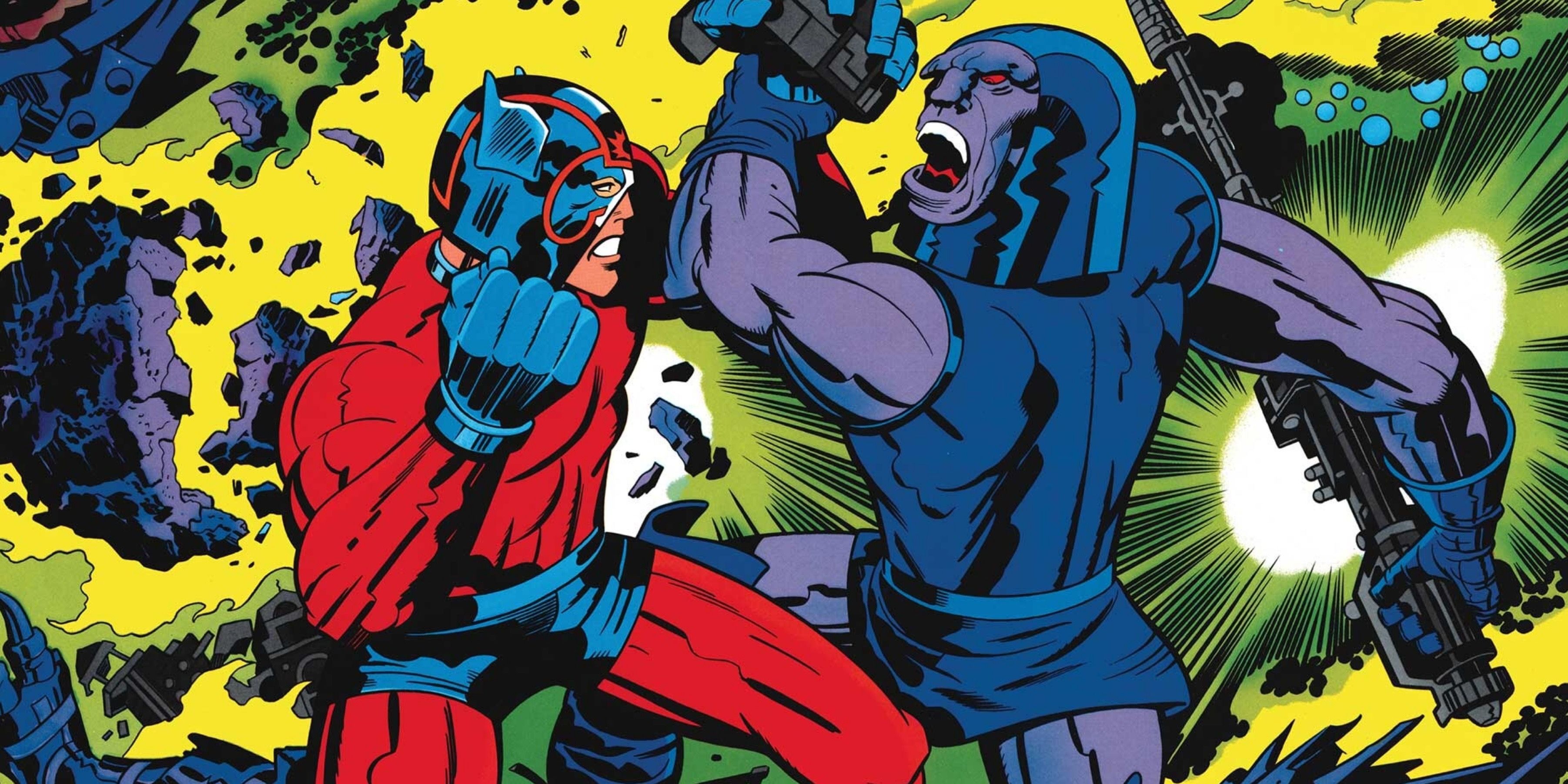 Orion and Darksied battle, New Gods and Fourth World