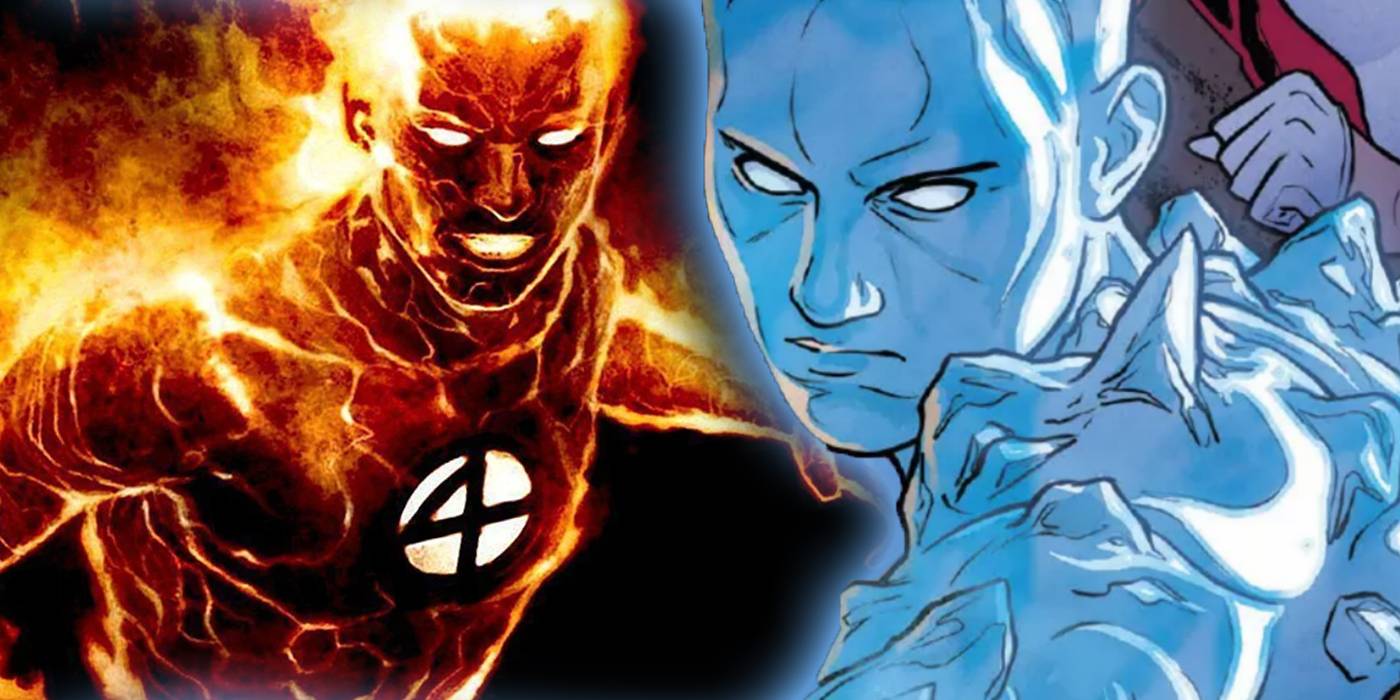 Human torch and iceman