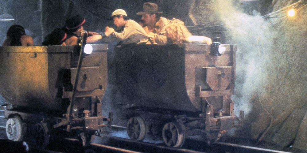 Indiana Jones on the minecarts