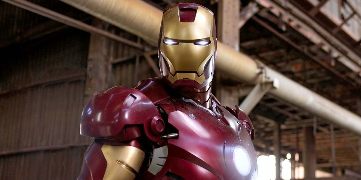 Tony Stark in his Iron Man suit