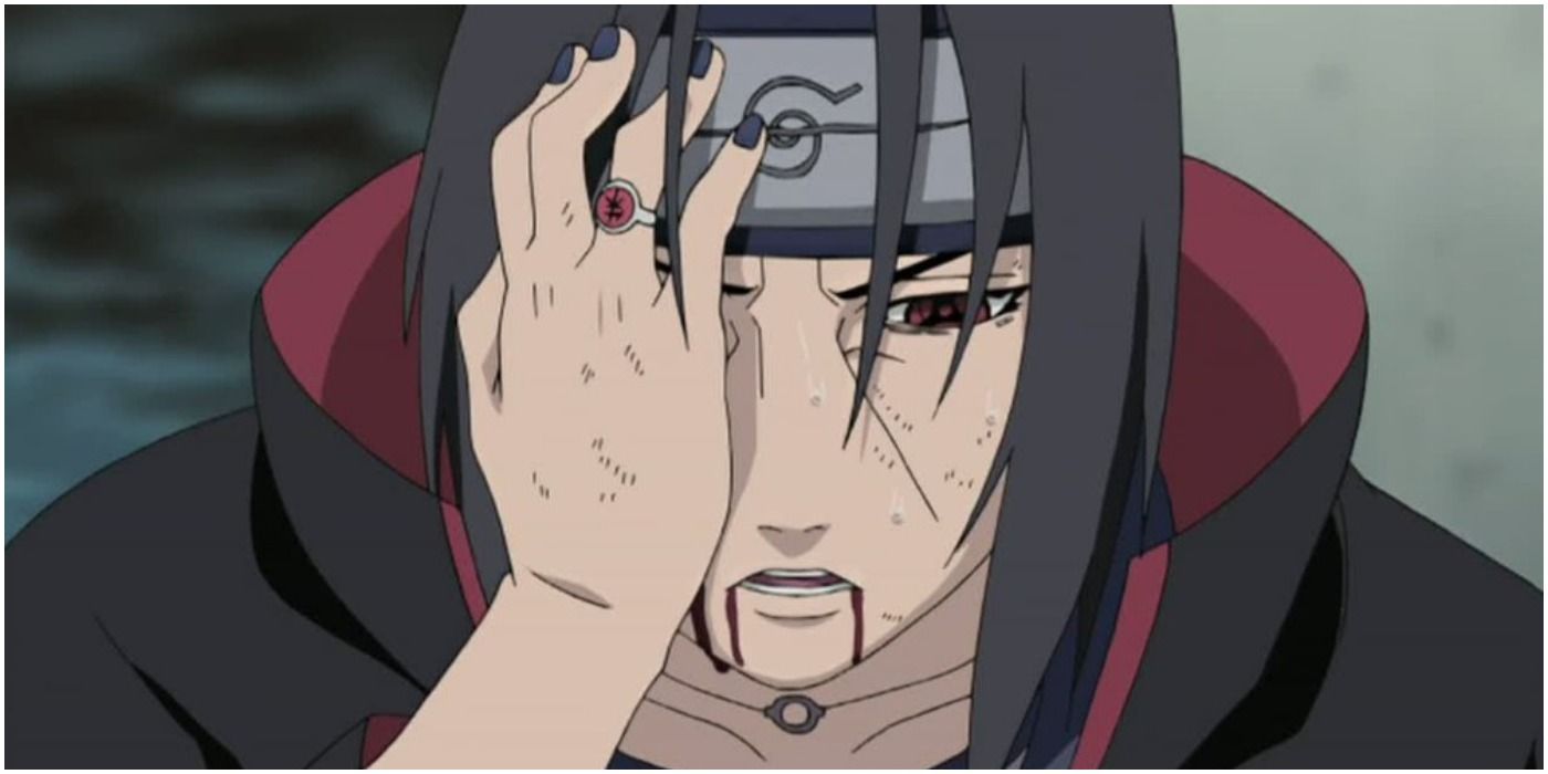 Itachi's Going Blind In One Eye in Naruto