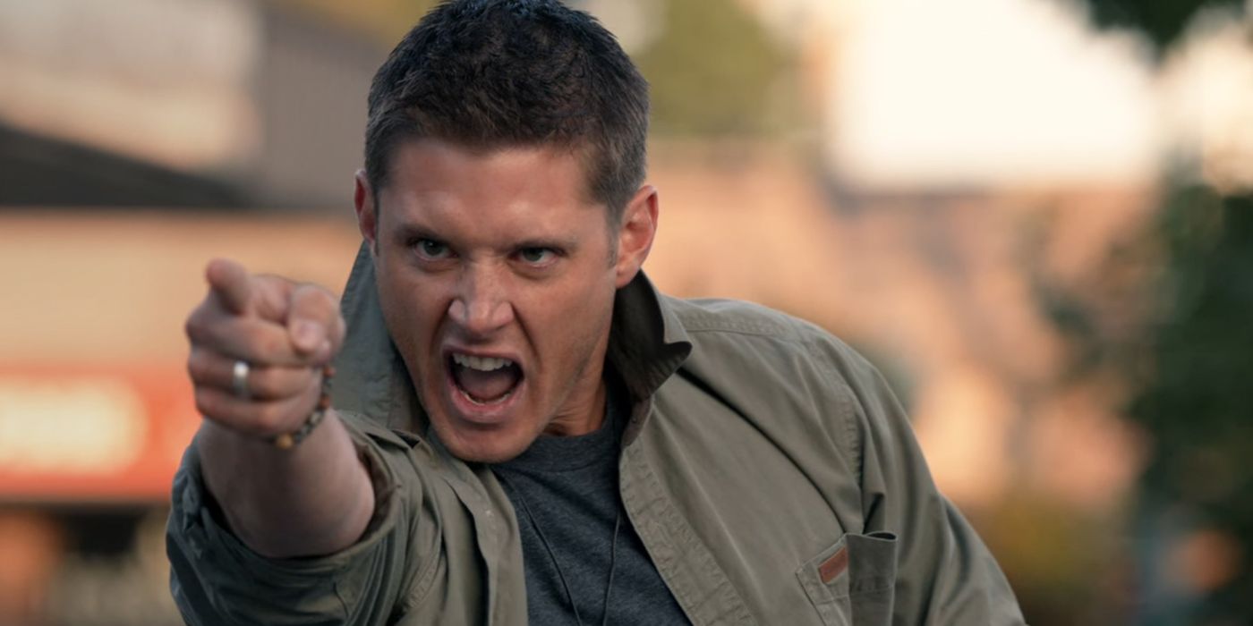 Jensen Ackles jams out to Eye of the Tiger on the set of Supernatural.