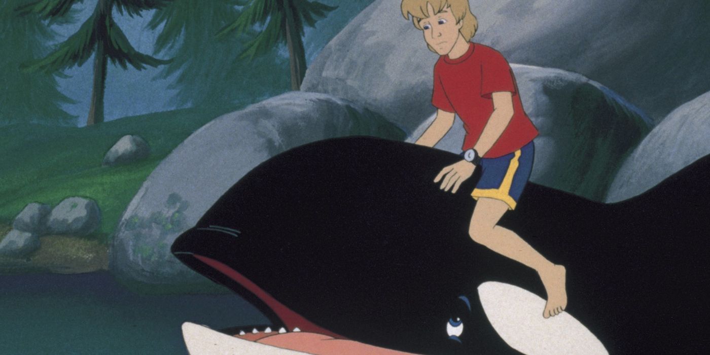 Jesse and Willy in Free Willy The Animated Series