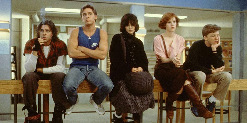 The cast of the Breakfast Club