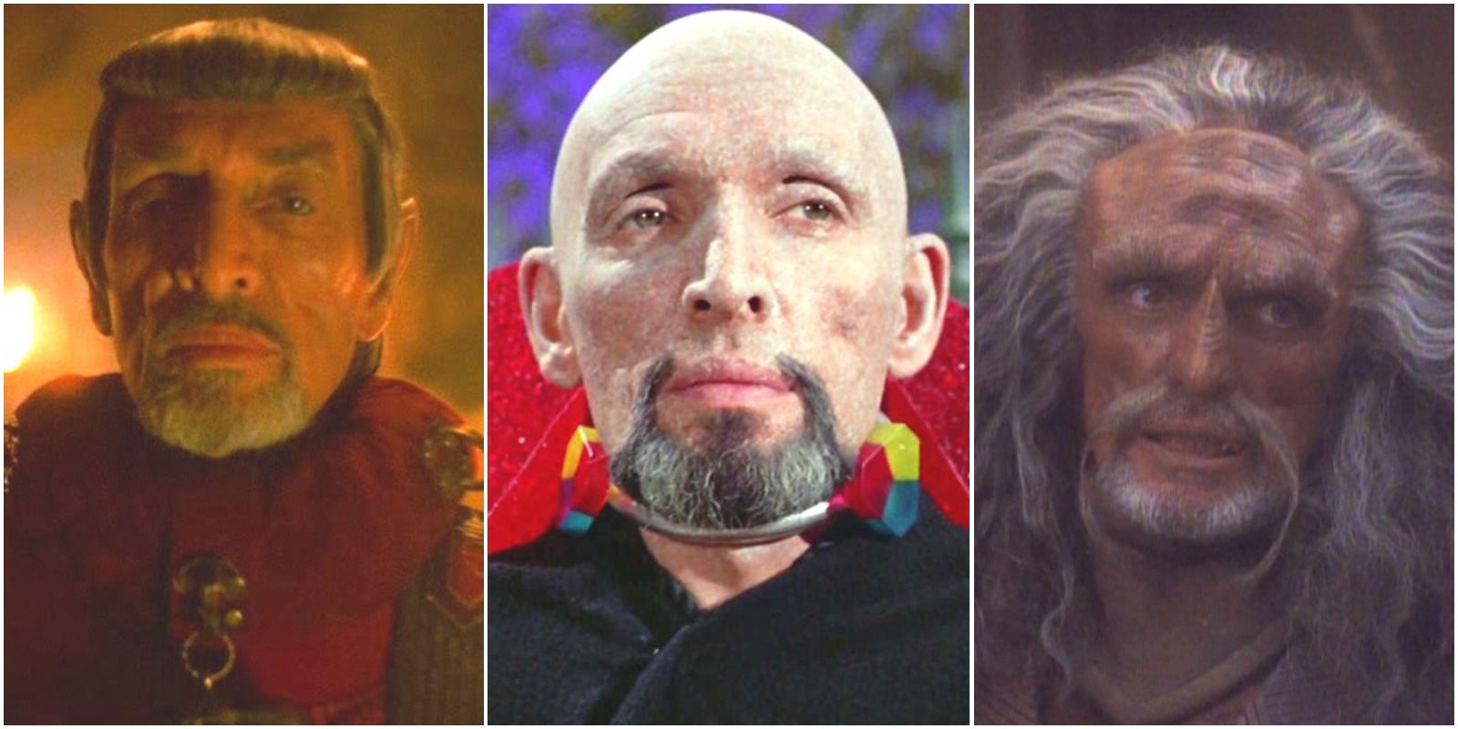 Vulcan Priest, Galt, and Klingon from TOS, DS9, and Voyager