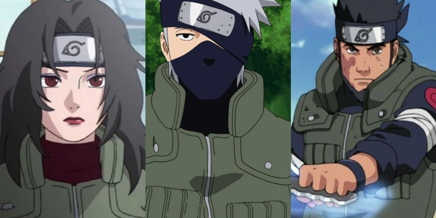 Kurenai, Kakashi, and Asuma in the Naruto franchise
