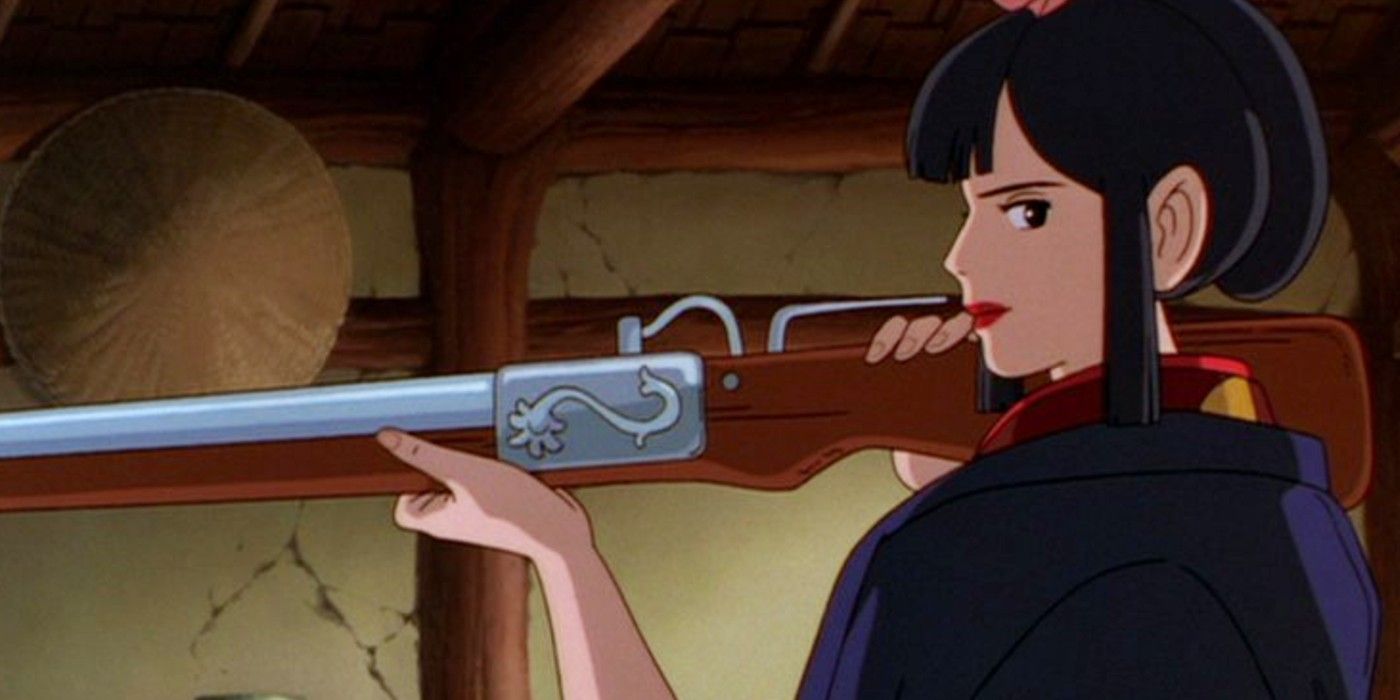 Lady Eboshi Brandishes Her Rifle