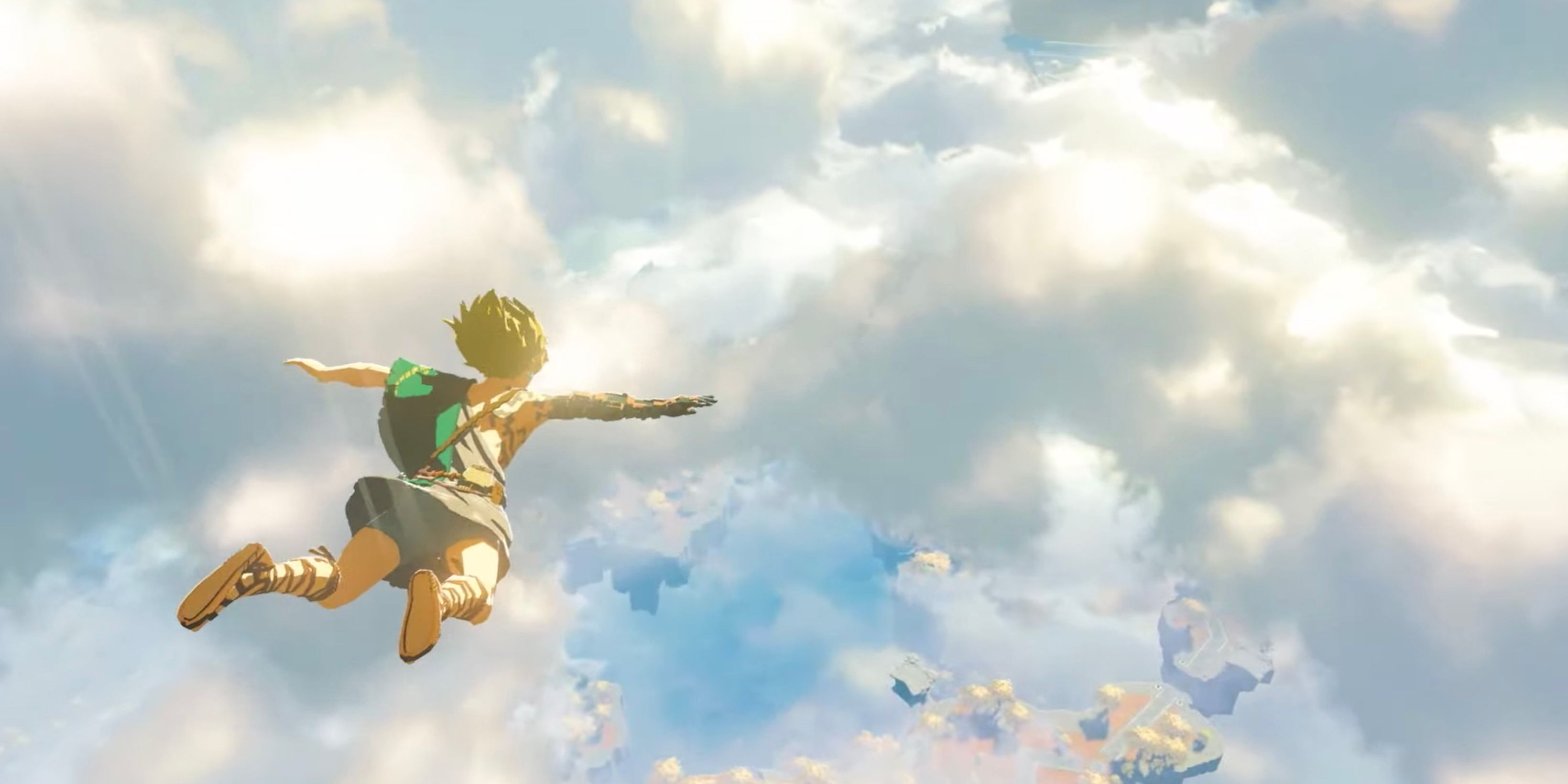 Link Freefalling From The Sky
