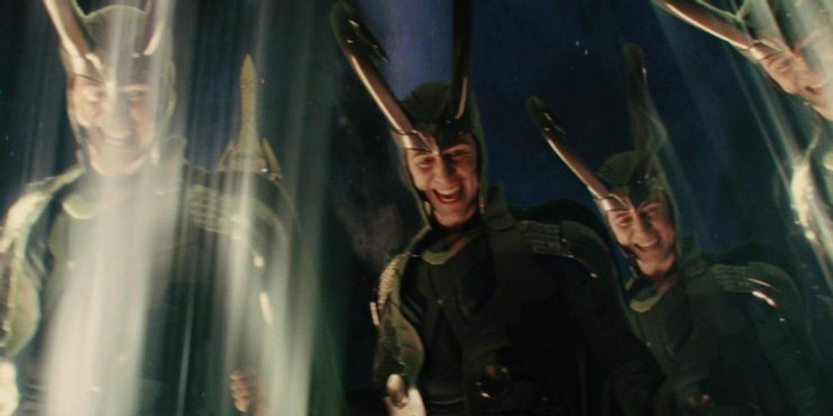 Loki performing duplication casting in Thor
