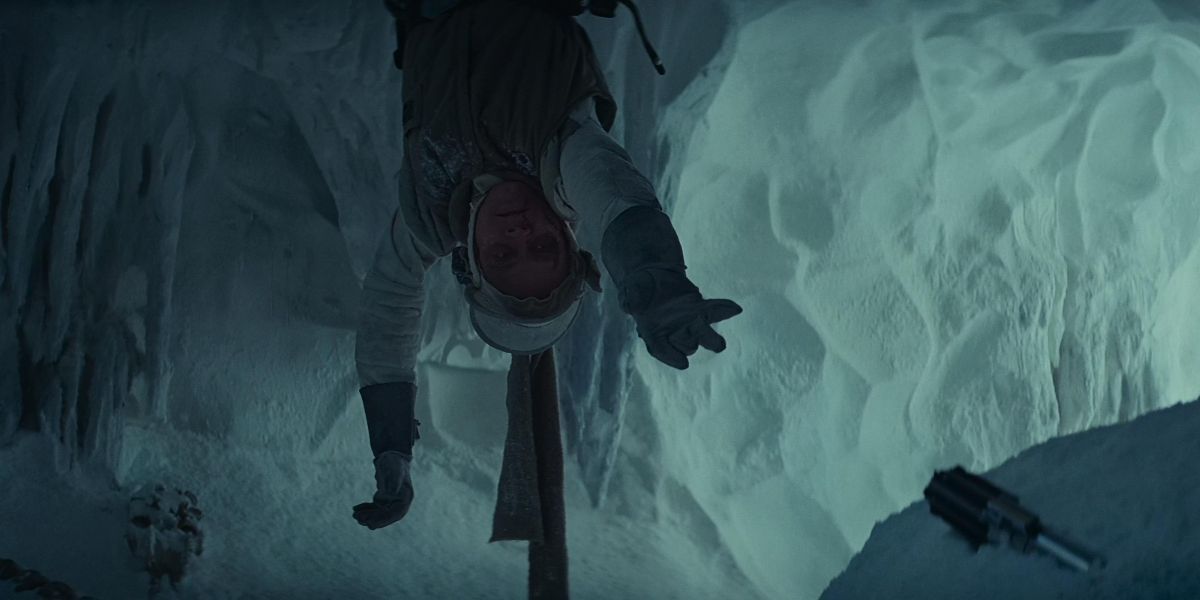 Luke in cave on Hoth Empire Strikes Back