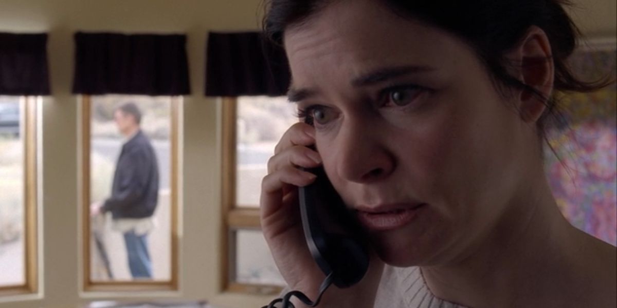 Marie in Breaking Bad on the phone